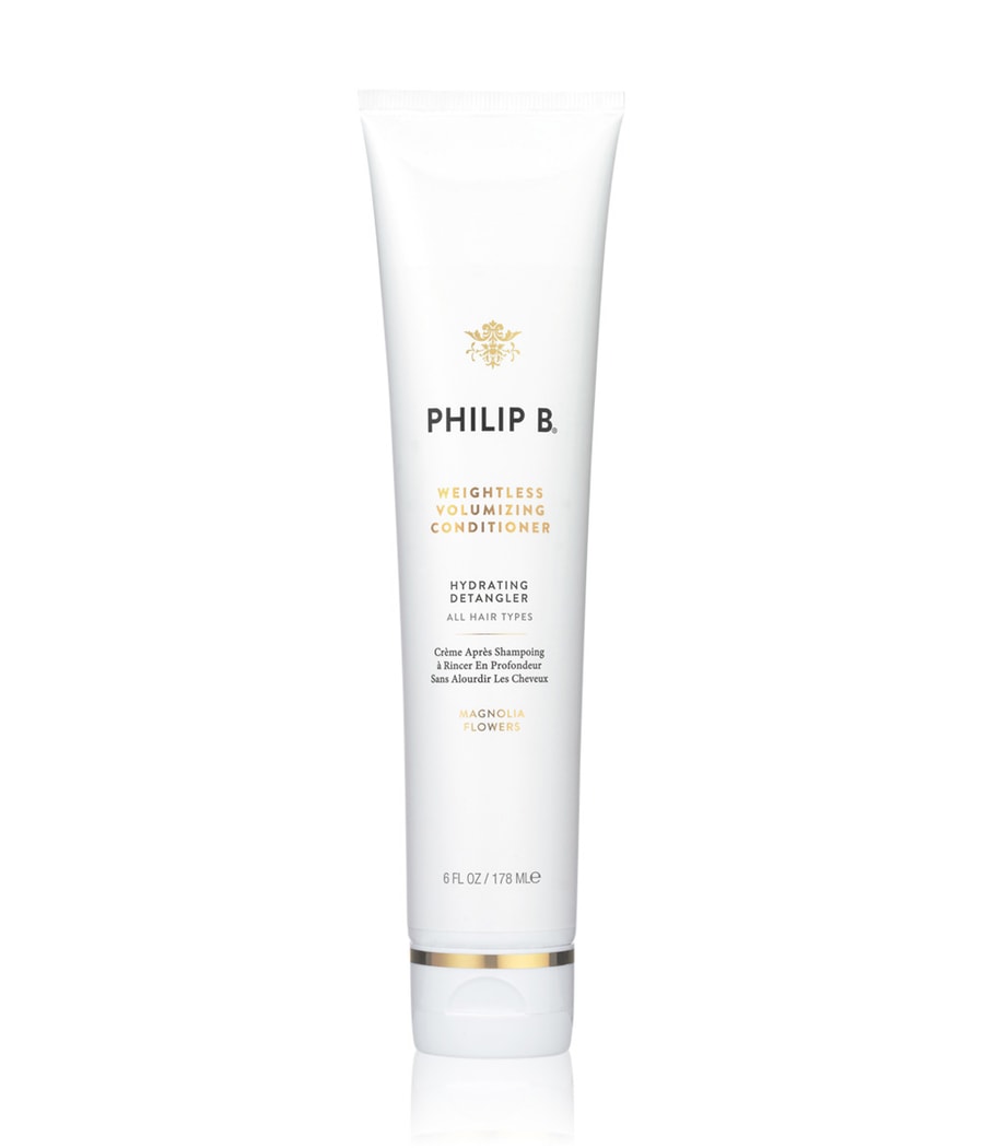 Кондиционер Philip B Weightless Volumizing Hydrating Detangler, 178 ml
Кондиционер Philip B Weightless Volumizing Hydrating Detangler, 178 ml