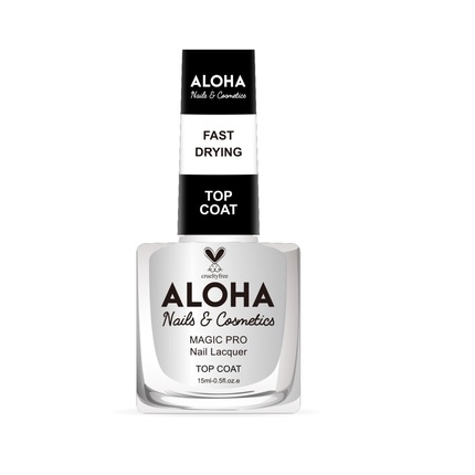 Лак для ногтей Magic Pro - быстросохнущее верхнее покрытие 15 мл Aloha Nails & Cosmetics
Лак для ногтей Magic Pro - быстросохнущее верхнее покрытие 15 мл Aloha Nails & Cosmetics