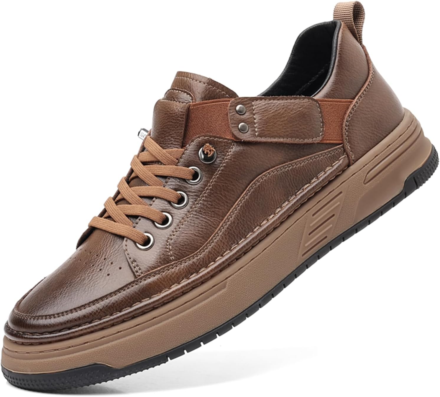 Мужские кроссовки с мягкой подошвой Мужские кожаные повседневные туфли - дышащие бизнес-кэжуал кроссовки Abborora, коричневый
Мужские кроссовки с мягкой подошвой Мужские кожаные повседневные туфли - дышащие бизнес-кэжуал кроссовки Abborora, коричневый