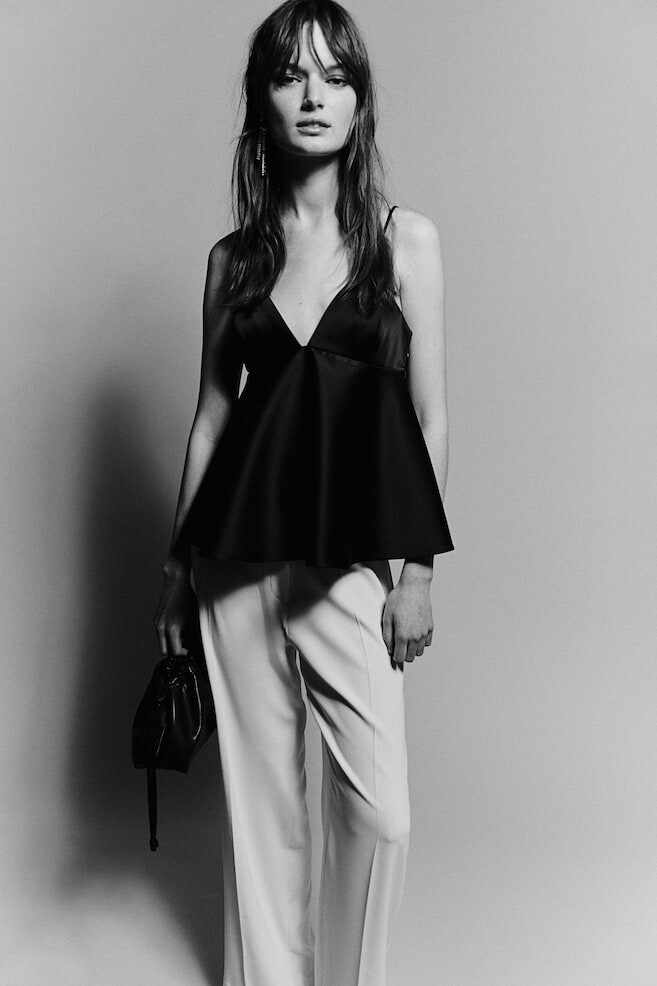 Широкие брюки H&M, белый
Широкие брюки H&M, белый