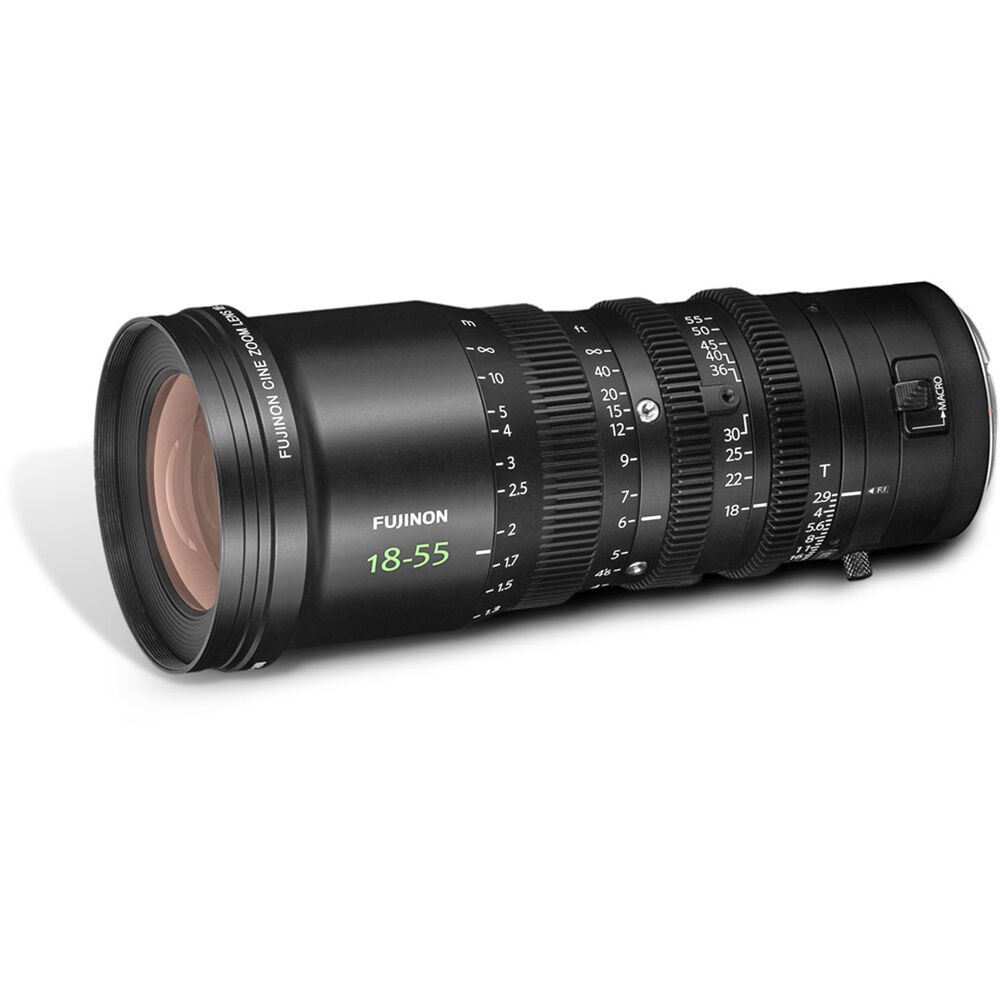 Кинообъектив Fujinon MK-R 18-55mm T2.9 с зумом (крепление Canon RF)
Кинообъектив Fujinon MK-R 18-55mm T2.9 с зумом (крепление Canon RF)