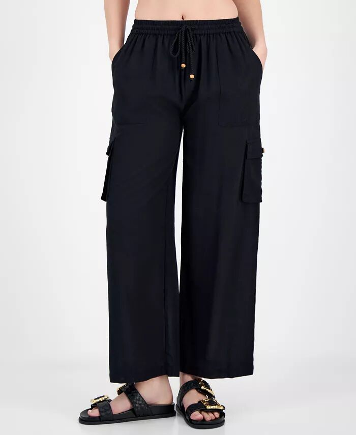 Женские брюки-карго с накидкой и капюшоном Raviya, черный
Женские брюки-карго с накидкой и капюшоном Raviya, черный