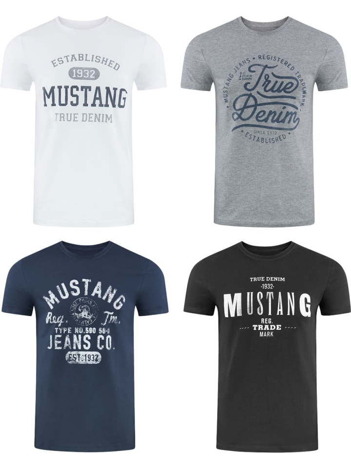 Mustang Набор из 4 футболок с базовым принтом, разноцветные, Бежевый, Mustang Набор из 4 футболок с базовым принтом, разноцветные
Mustang Набор из 4 футболок с базовым принтом, разноцветные, Бежевый, Mustang Набор из 4 футболок с базовым принтом, разноцветные
