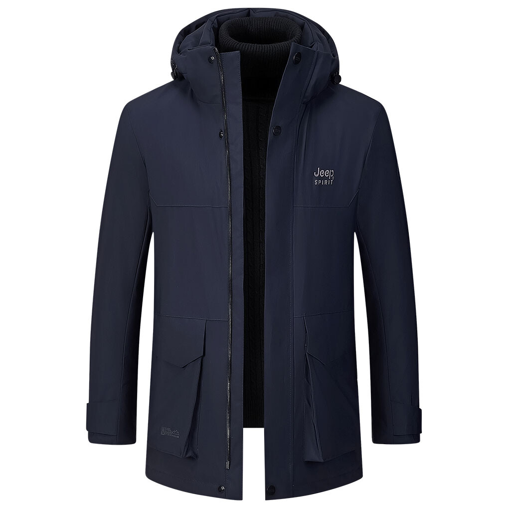Пуховик унисекс Jeep Spirit, синий
Пуховик унисекс Jeep Spirit, синий