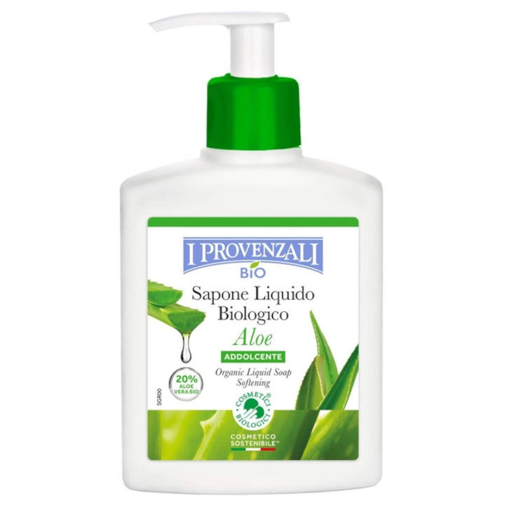 I Provenzali, Жидкое мыло с алоэ, Органическое алоэ, 250 мл
I Provenzali, Жидкое мыло с алоэ, Органическое алоэ, 250 мл