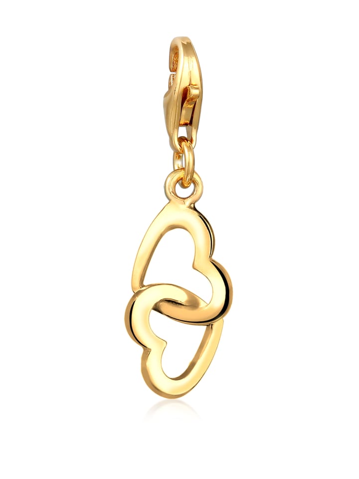 Elli Подвеска в виде сердца из серебра 925 пробы с золотым декором
Elli Подвеска в виде сердца из серебра 925 пробы с золотым декором