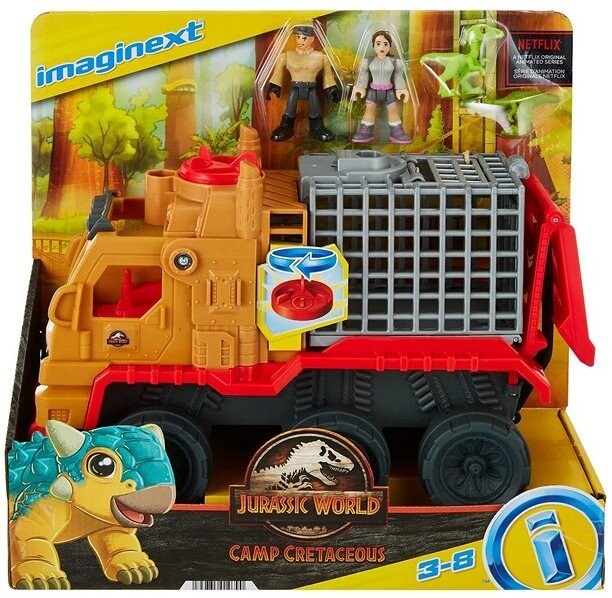 Мир Юрского периода, Набор коллекционных фигурок «Транспортер динозавров I», Imaginext
Мир Юрского периода, Набор коллекционных фигурок «Транспортер динозавров I», Imaginext