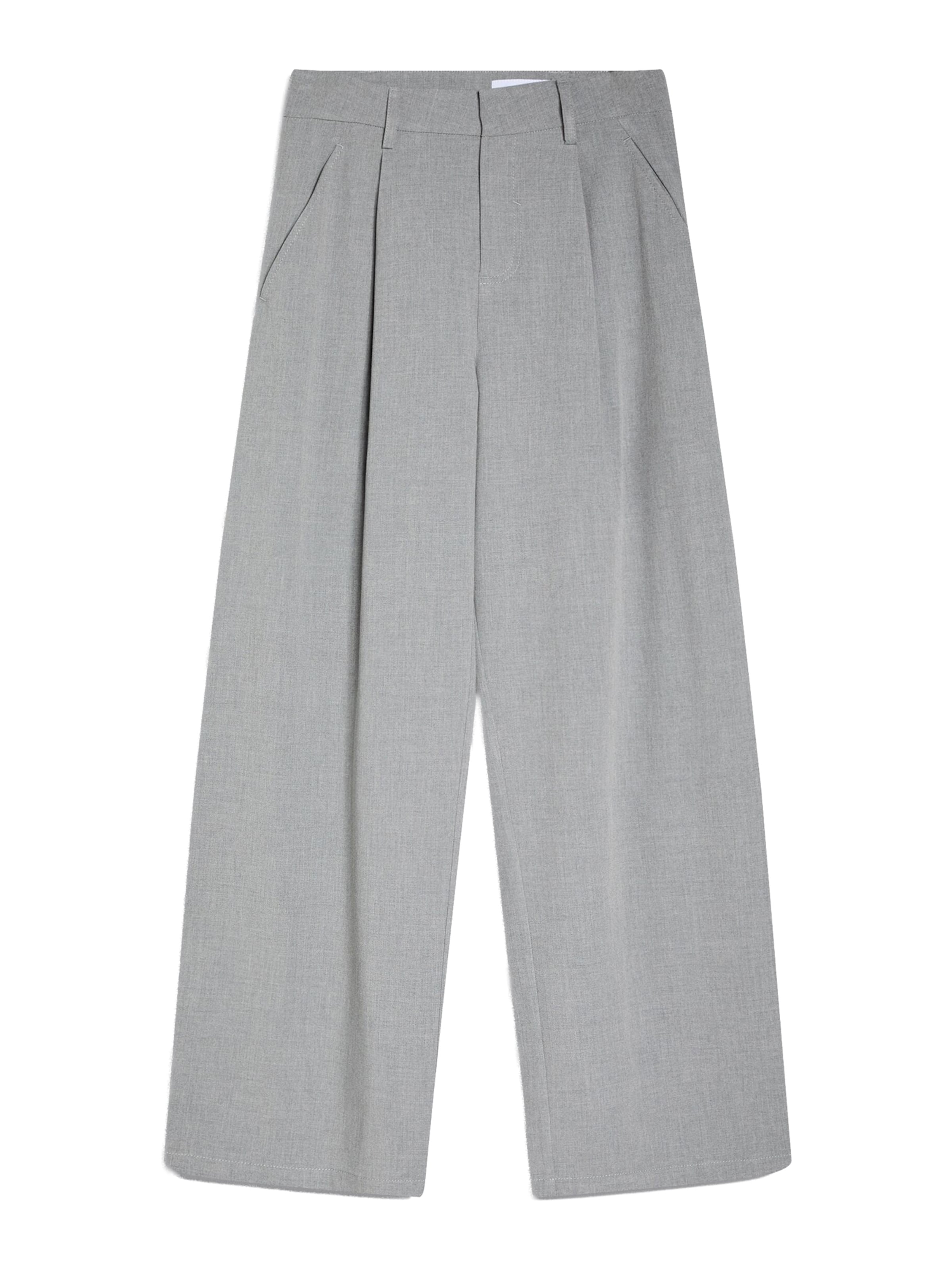 Bershka Широкие брюки со складками спереди в светло-сером цвете
Bershka Широкие брюки со складками спереди в светло-сером цвете