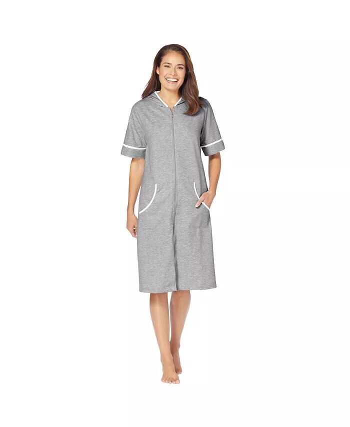 Короткий халат из французской махровой ткани больших размеров Dreams & Co., серый
Короткий халат из французской махровой ткани больших размеров Dreams & Co., серый