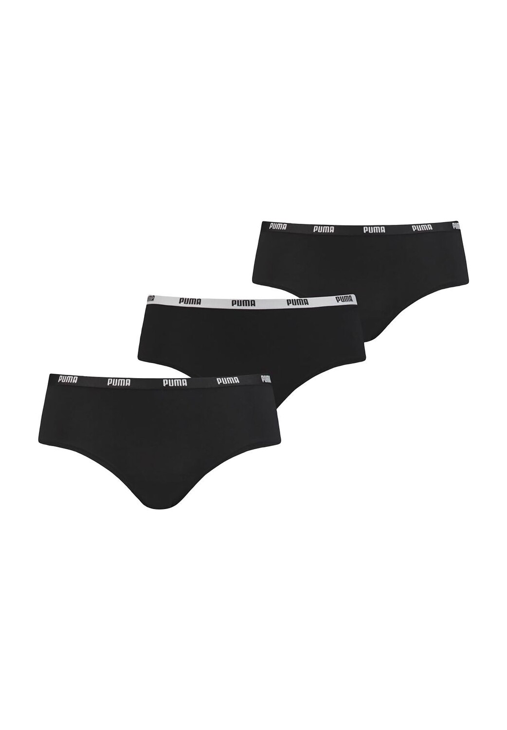 Трусы, 3 пары, с логотипом на поясе, женские PUMA, черный
Трусы, 3 пары, с логотипом на поясе, женские PUMA, черный