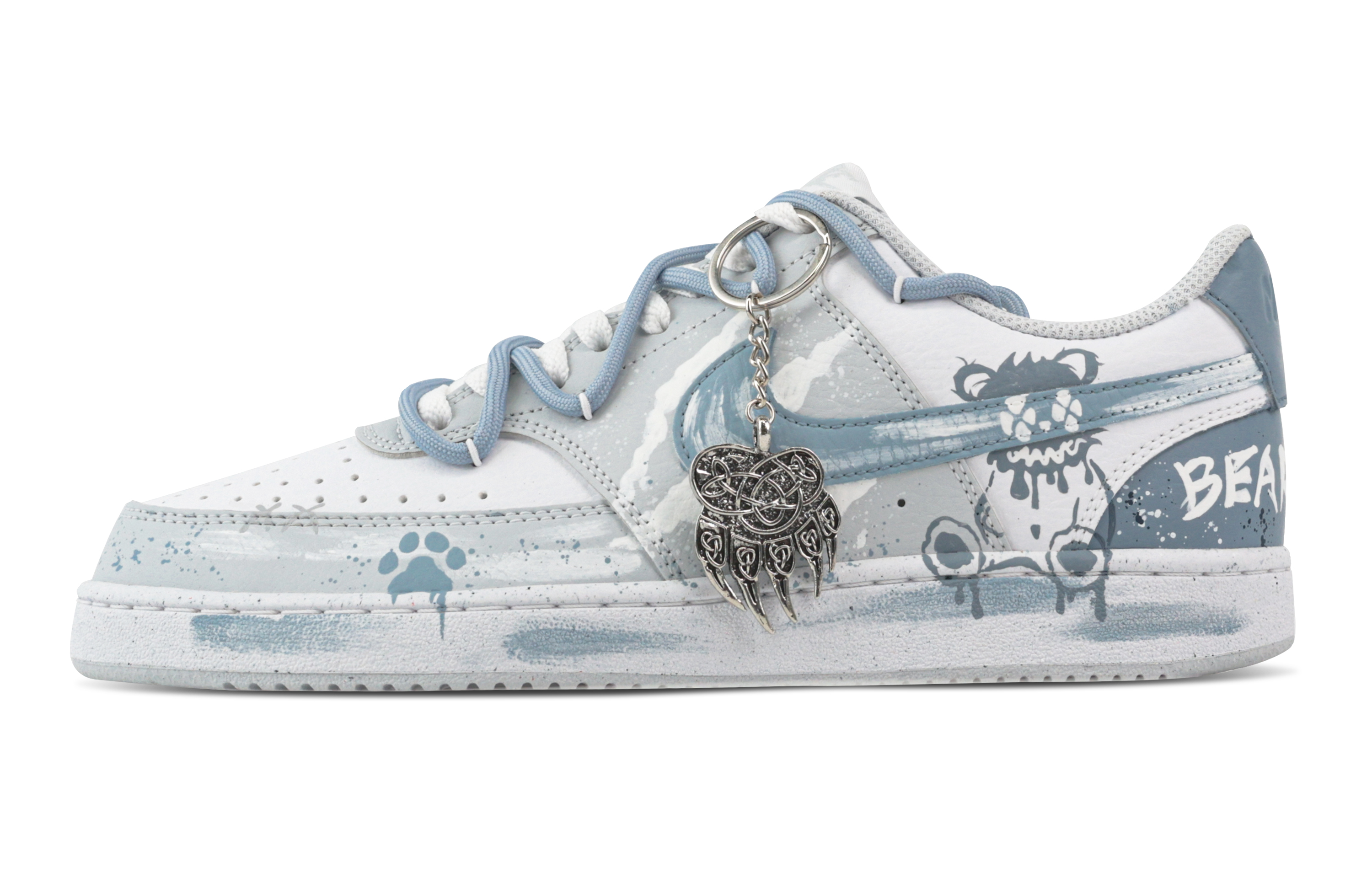 Nike Низкие износостойкие кроссовки для скейтбординга Court Vision Street Bear Tracks, мужские, серо-синие
Nike Низкие износостойкие кроссовки для скейтбординга Court Vision Street Bear Tracks, мужские, серо-синие