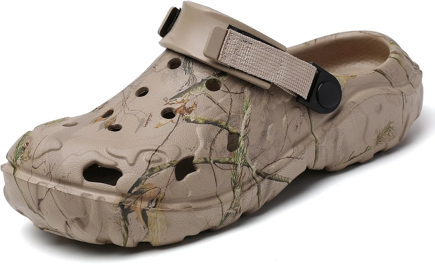 Сабо CERYTHRINA Camo для мужчин и женщин, легкие садовые туфли из ЭВА с регулируемым задником, противоскользящие, быстросохнущие, на удобной подошве для использования дома и на улице, хаки
Сабо CERYTHRINA Camo для мужчин и женщин, легкие садовые туфли из ЭВА с регулируемым задником, противоскользящие, быстросохнущие, на удобной подошве для использования дома и на улице, хаки