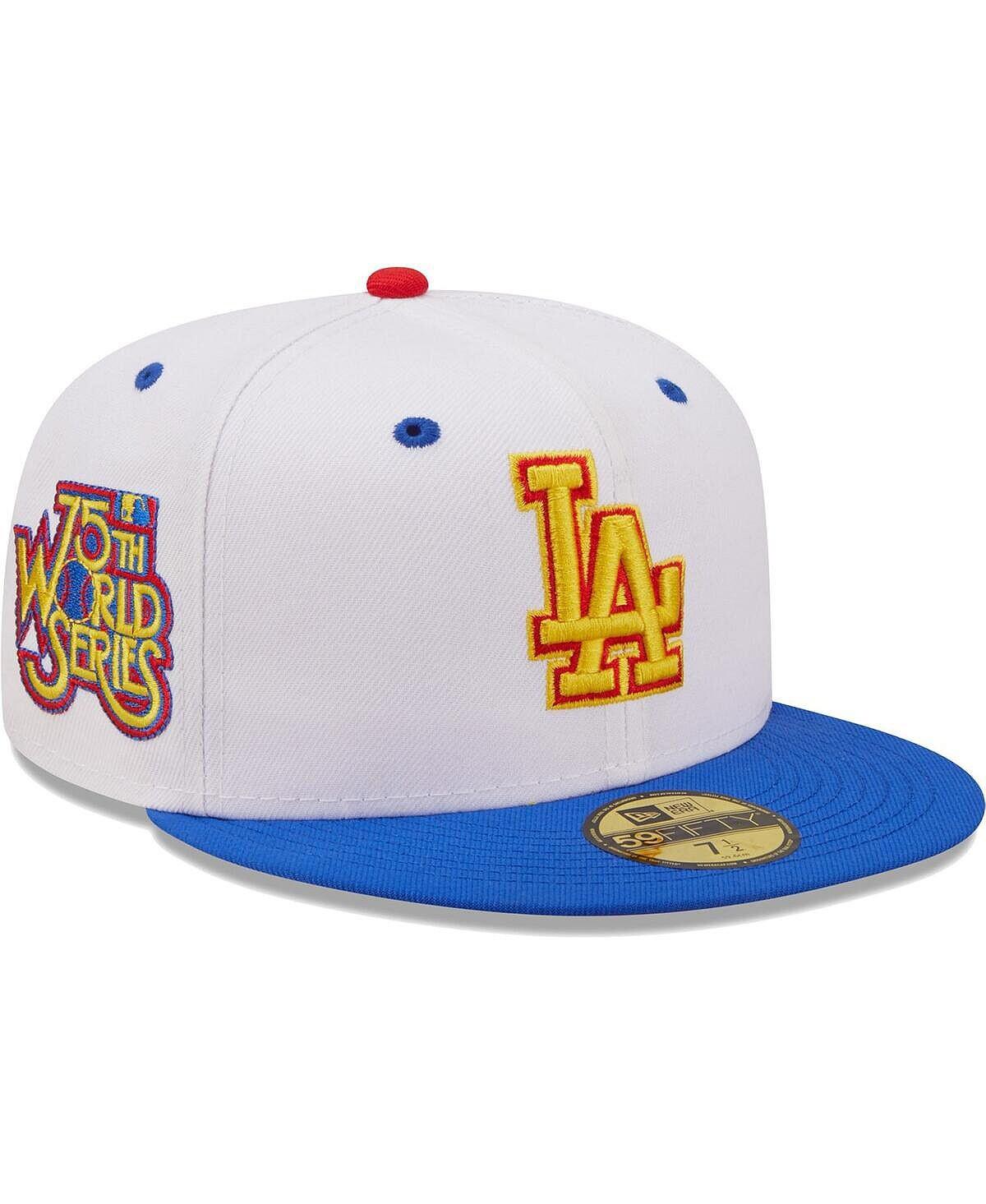 Мужская белая шляпа Royal Los Angeles Dodgers 75th World Series Cherry Lolli 59FIFTY. New Era
Мужская белая шляпа Royal Los Angeles Dodgers 75th World Series Cherry Lolli 59FIFTY. New Era