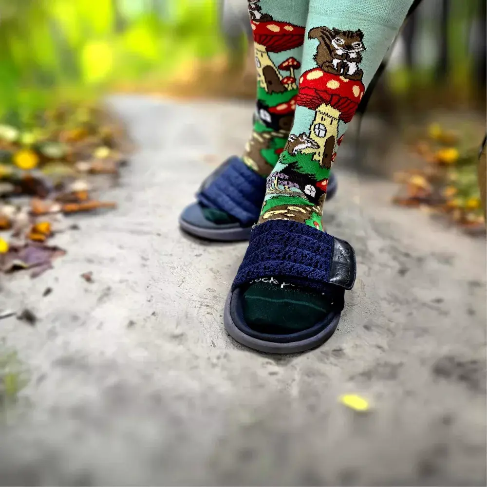 Носки Mushroom Squirrel Home (женские размеры для взрослых, средние) от Sock Panda
Носки Mushroom Squirrel Home (женские размеры для взрослых, средние) от Sock Panda