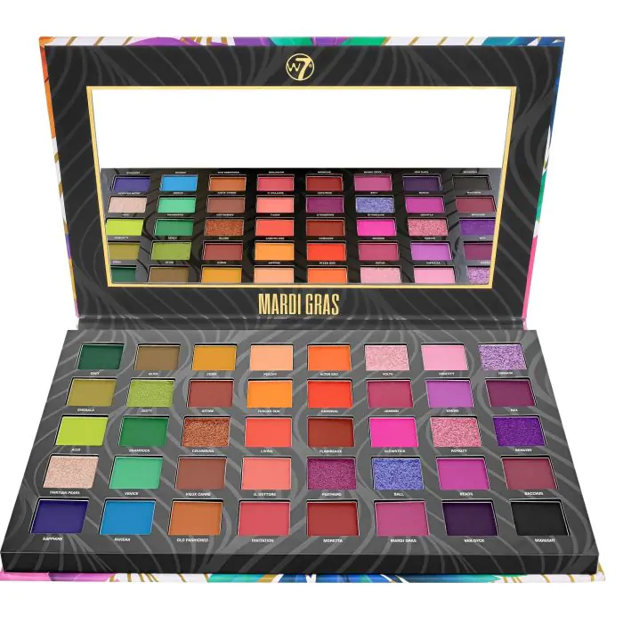 Тени для век paleta de sombras y pigmentos prensados mardi gras W7, цвет multicolor
Тени для век paleta de sombras y pigmentos prensados mardi gras W7, цвет multicolor