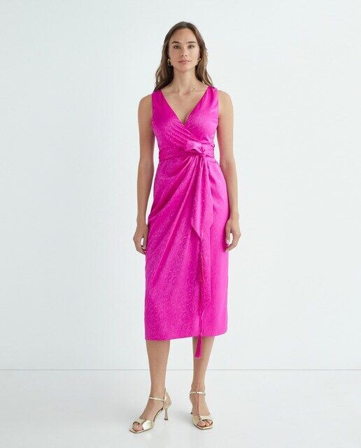 Платье миди с запахом Mioh, розовый
Платье миди с запахом Mioh, розовый