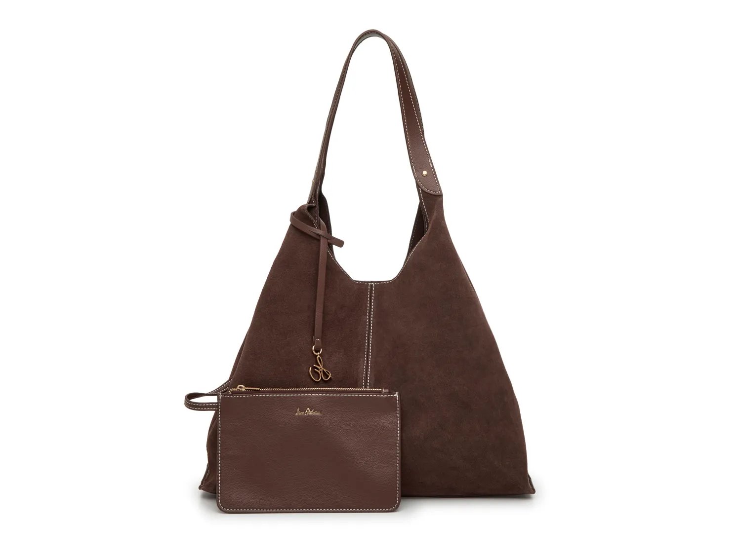 Сумка хобо Sam Edelman Signature Collection Charlie Suede Hobo Bag, темно-коричневый
Сумка хобо Sam Edelman Signature Collection Charlie Suede Hobo Bag, темно-коричневый