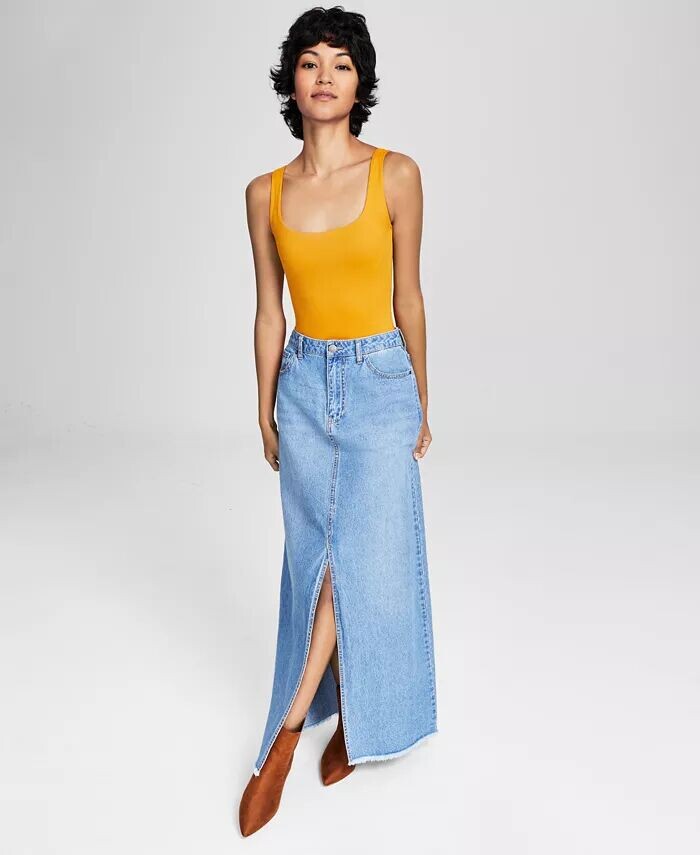 Женское боди-стринги без рукавов с квадратным вырезом And Now This, золото
Женское боди-стринги без рукавов с квадратным вырезом And Now This, золото