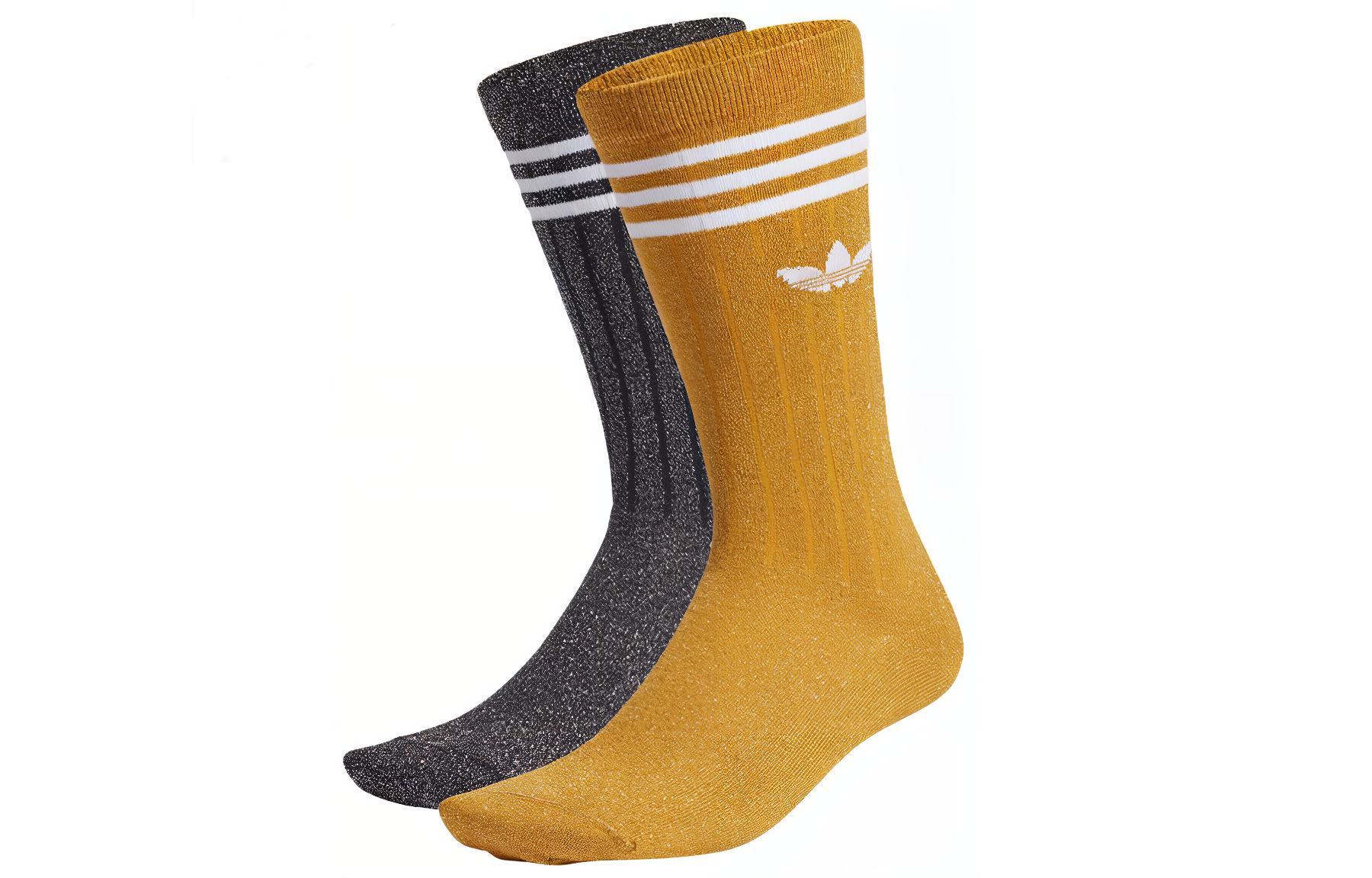 Носки до середины икры Унисекс 2 пары Серый/Желтый Adidas Originals
Носки до середины икры Унисекс 2 пары Серый/Желтый Adidas Originals