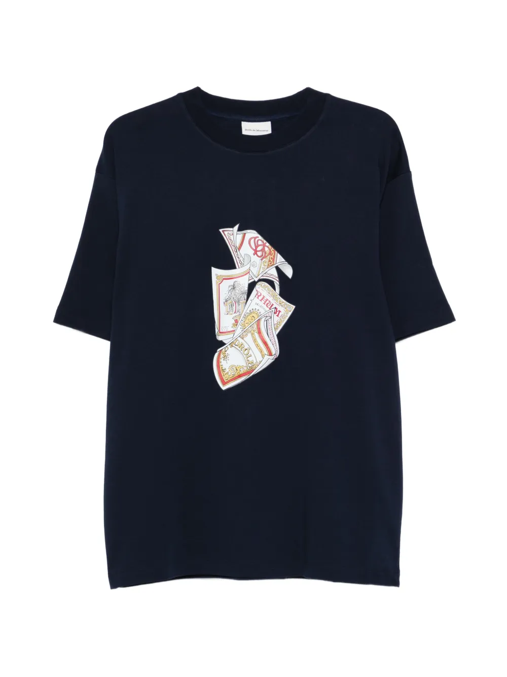 Футболка с нашивками в виде этикеток рома Drôle De Monsieur, синий
Футболка с нашивками в виде этикеток рома Drôle De Monsieur, синий
