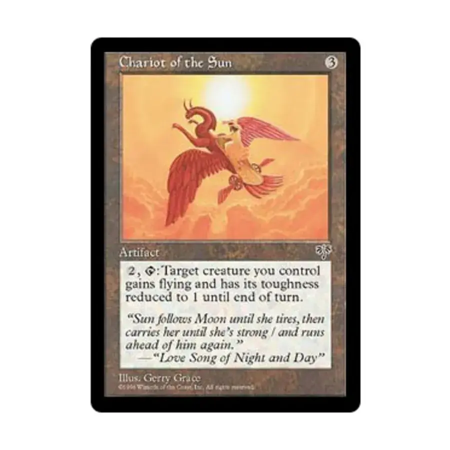 CCG Колесница Солнца (U), MTG - Mirage
CCG Колесница Солнца (U), MTG - Mirage