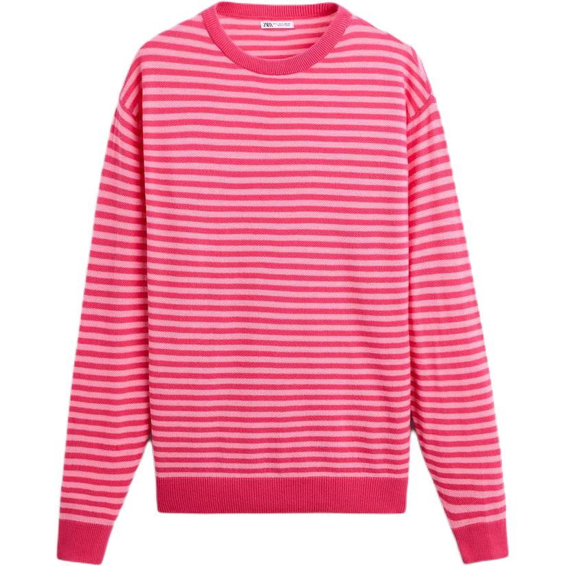 ZARA Трикотажный свитер мужской розовый
ZARA Трикотажный свитер мужской розовый