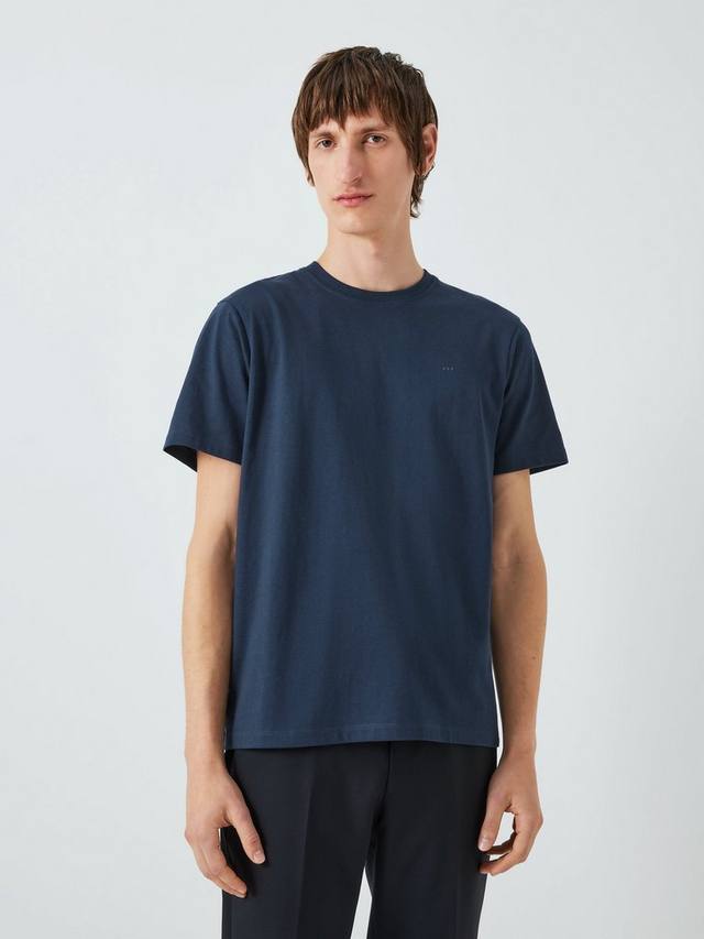 Хлопчатобумажная футболка с коротким рукавом regular fit с логотипом Kin, цвет Dark Sapphire 
Хлопчатобумажная футболка с коротким рукавом regular fit с логотипом Kin, цвет Dark Sapphire