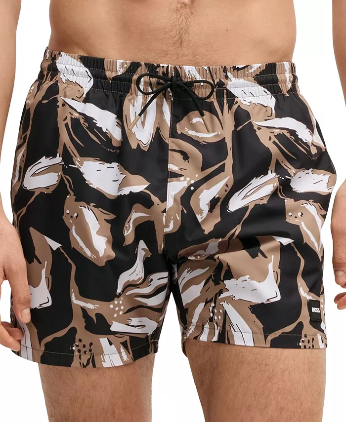 Мужские плавки с полной подкладкой и принтом Hugo Boss, черный
Мужские плавки с полной подкладкой и принтом Hugo Boss, черный