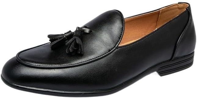 Мужские классические кожаные лоферы Zestrelax, деловые мокасины, без шнурков, повседневные, удобные, для вечеринок и свадеб, черный
Мужские классические кожаные лоферы Zestrelax, деловые мокасины, без шнурков, повседневные, удобные, для вечеринок и свадеб, черный