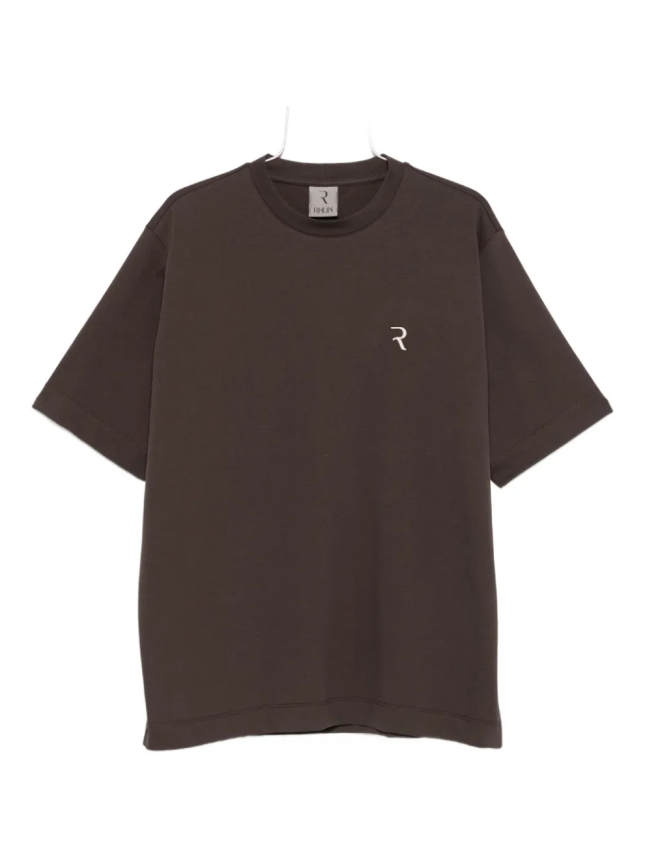 Футболка из хлопка с вышитым логотипом Rhun, коричневый
Футболка из хлопка с вышитым логотипом Rhun, коричневый