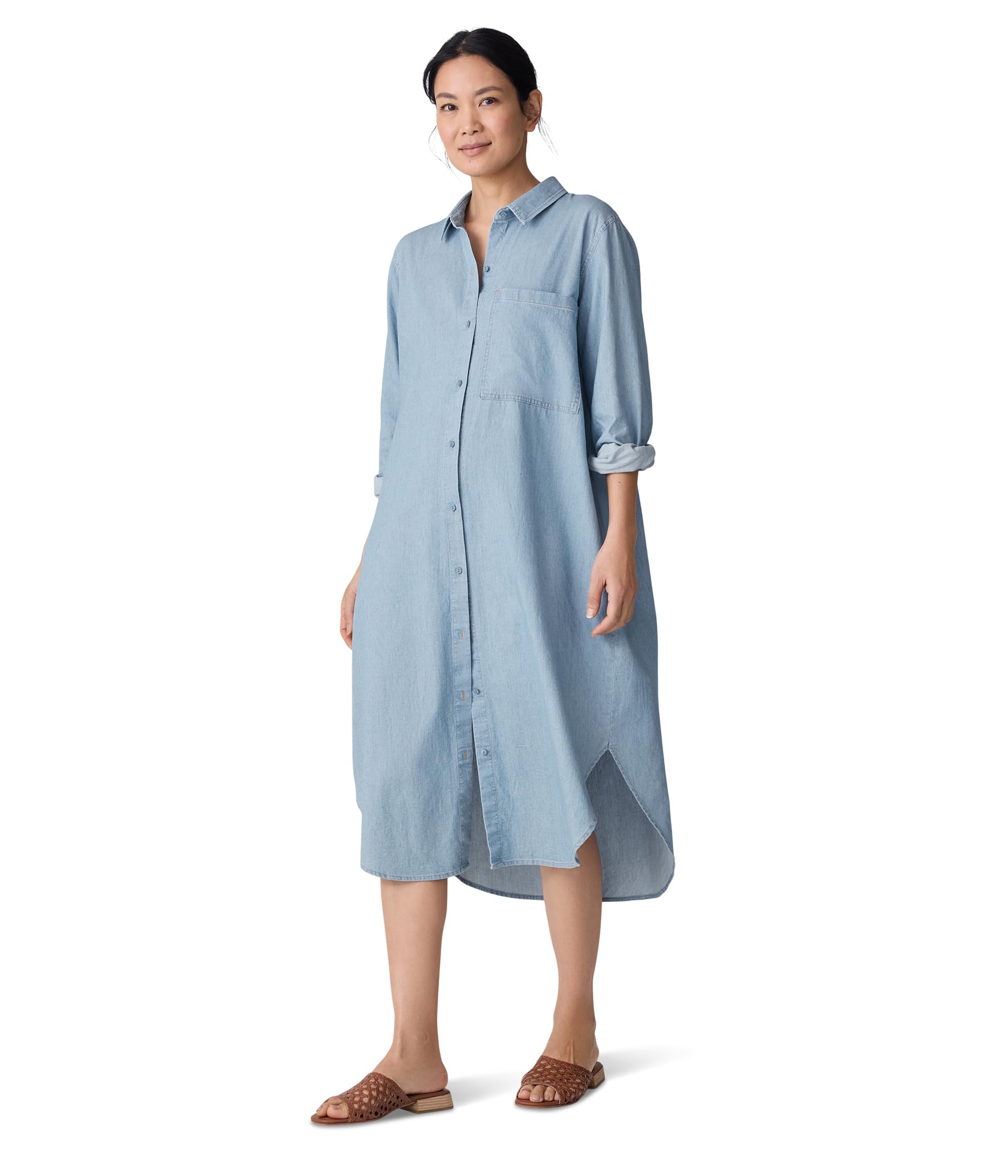 Платье Eileen Fisher Classic Collar Dress, Washed Indigo
Платье Eileen Fisher Classic Collar Dress, Washed Indigo