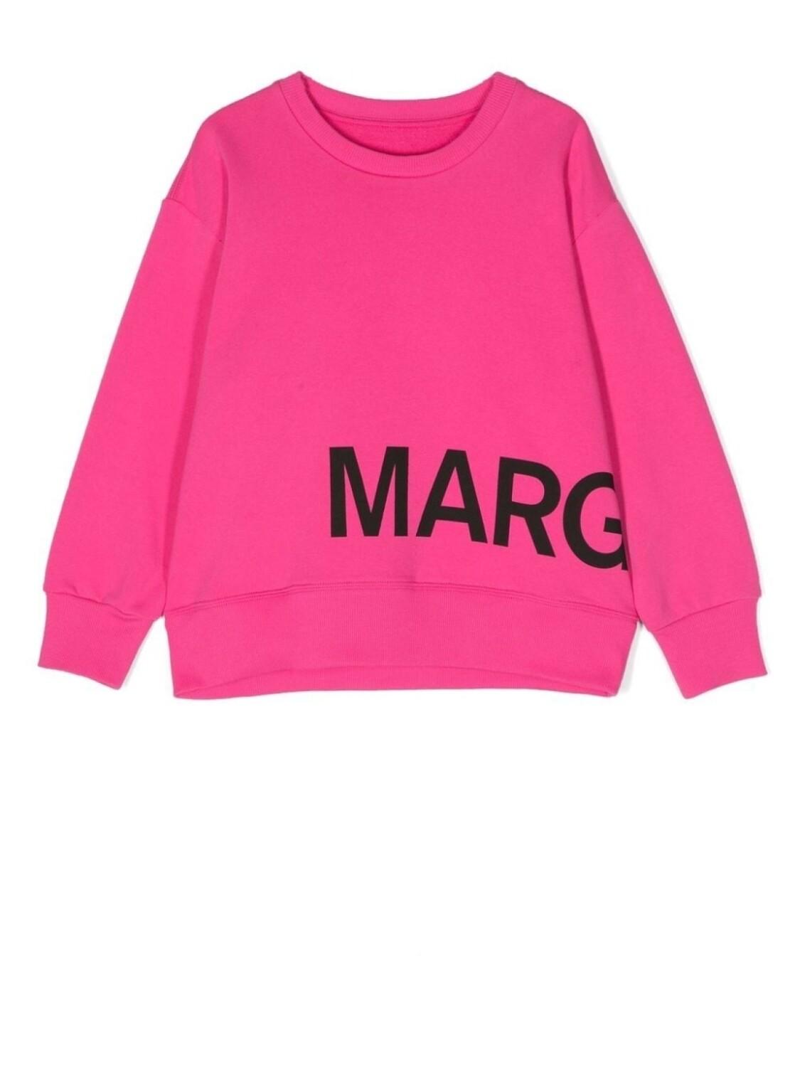 MM6 Maison Margiela Kids толстовка с логотипом, розовый
MM6 Maison Margiela Kids толстовка с логотипом, розовый