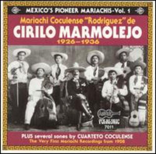 CD диск Mariachi Coculense de Cirilo Marmolejo: Mexicos Pioneer Mariachis 1926-36 #1
CD диск Mariachi Coculense de Cirilo Marmolejo: Mexicos Pioneer Mariachis 1926-36 #1