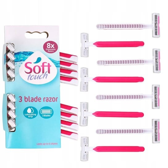 Набор одноразовых бритв, 8 шт. Soft Touch
Набор одноразовых бритв, 8 шт. Soft Touch