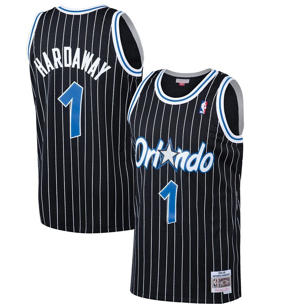 Мужское джерси Mitchell & Ness Penny Hardaway Black Orlando Magic 1994-95 Hardwood Classics Swingman, цвет Mag Black 
Мужское джерси Mitchell & Ness Penny Hardaway Black Orlando Magic 1994-95 Hardwood Classics Swingman, цвет Mag Black