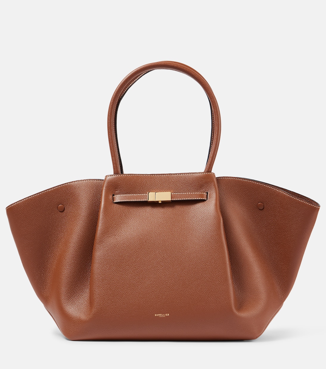 Нью-Йорк кожаная сумка-тоут DeMellier, желто-коричневый
Нью-Йорк кожаная сумка-тоут DeMellier, желто-коричневый