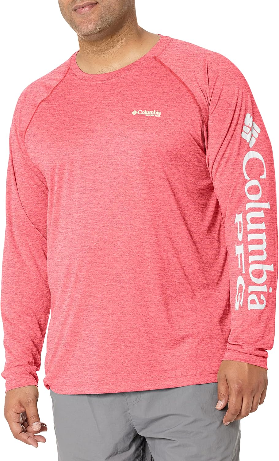 Columbia мужская футболка PFG Terminal Tackle с длинным рукавом, Red Spark Heather/White Logo
Columbia мужская футболка PFG Terminal Tackle с длинным рукавом, Red Spark Heather/White Logo