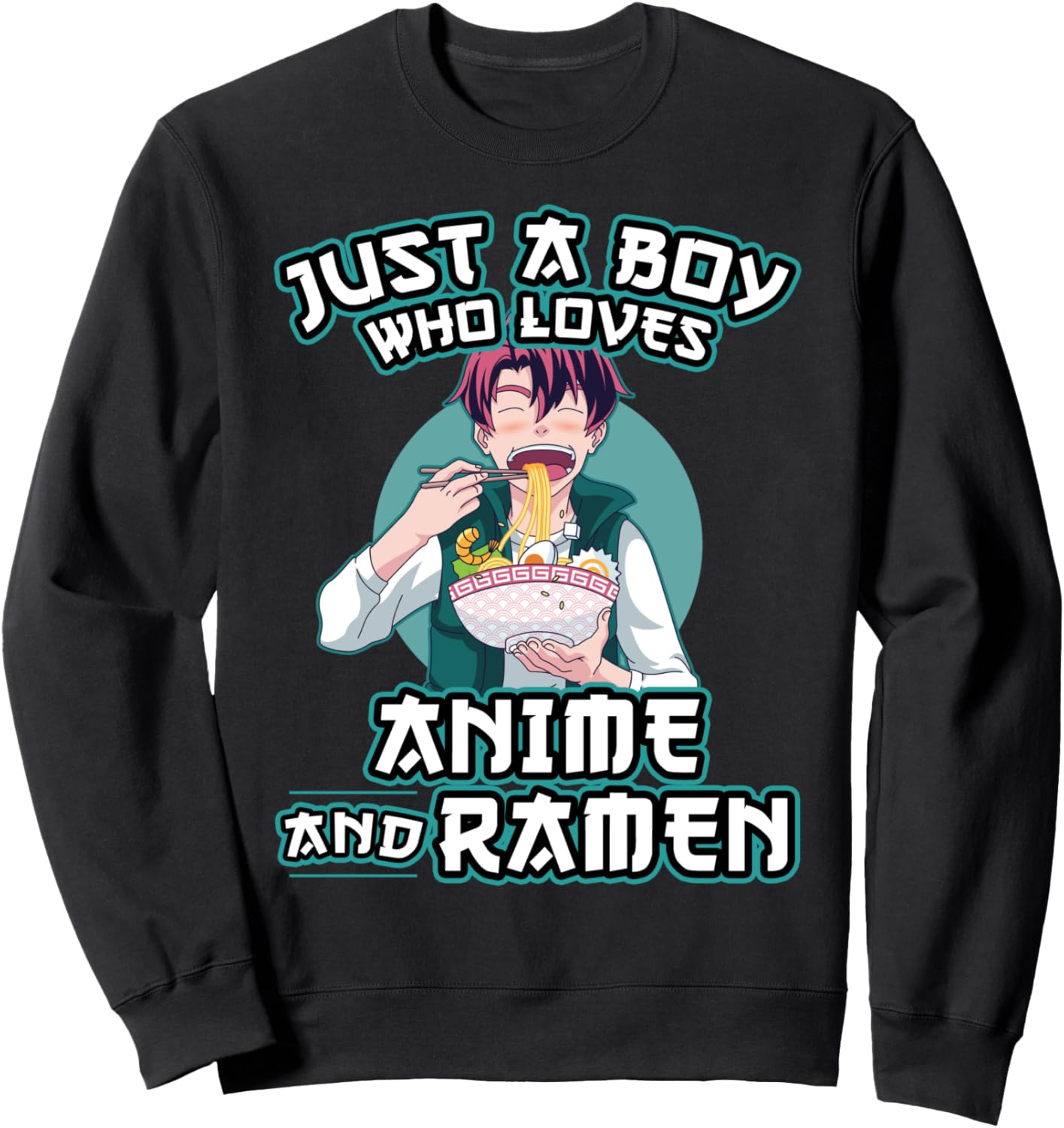 Футболка с изображением аниме-мальчика, любящего рамен Anime & Ramen Bunkasha, черный
Футболка с изображением аниме-мальчика, любящего рамен Anime & Ramen Bunkasha, черный