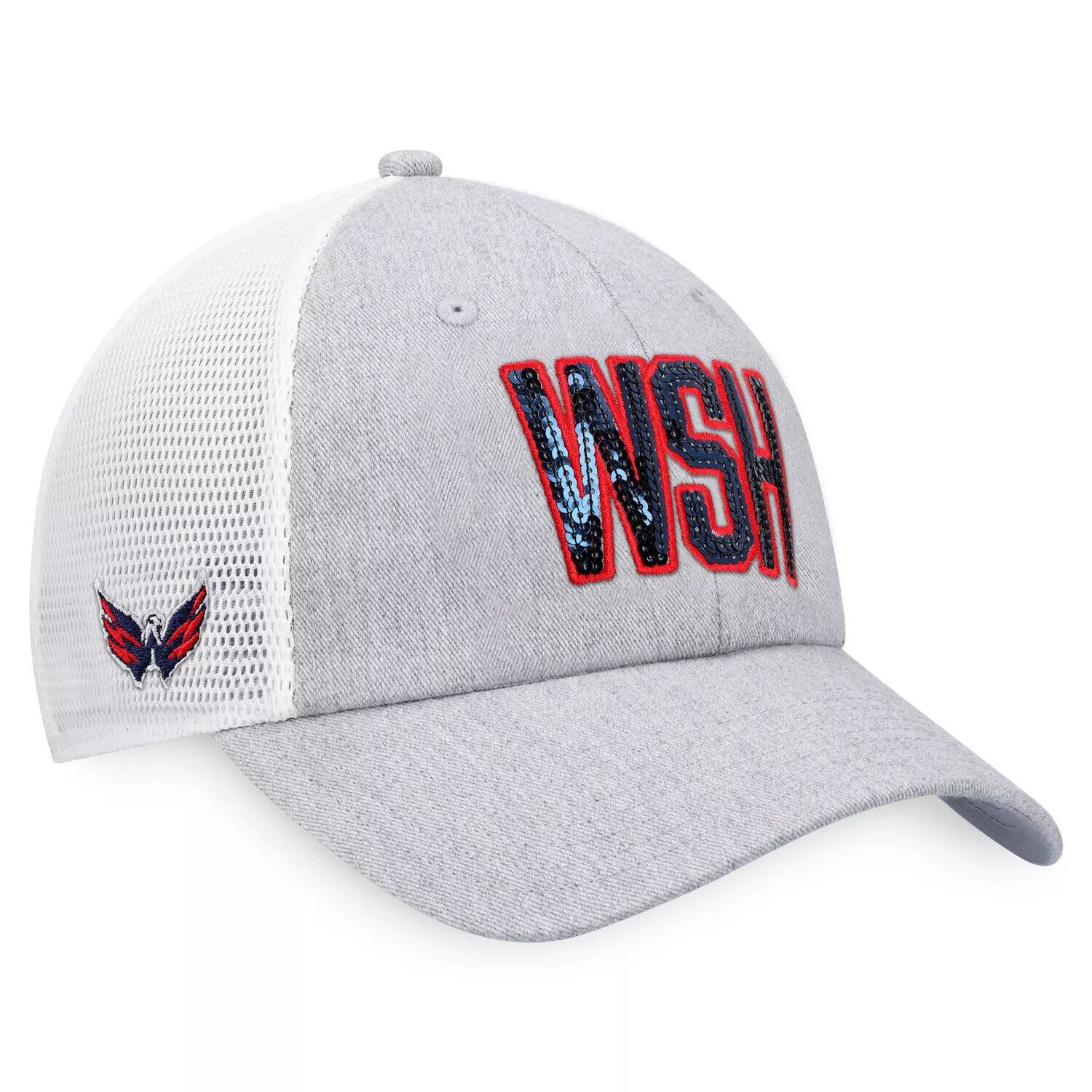 Женская кепка Fanatics с логотипом Heather Grey/White Washington Capitals Iconic Glimmer Trucker Snapback Fanatics
Женская кепка Fanatics с логотипом Heather Grey/White Washington Capitals Iconic Glimmer Trucker Snapback Fanatics