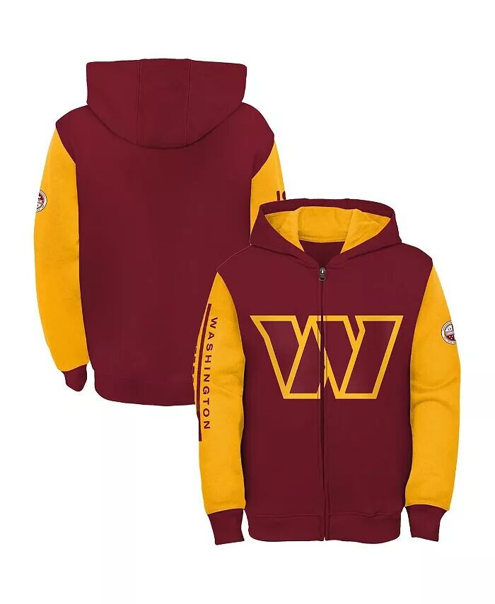 Бордовая, золотая толстовка с капюшоном Big Boys Washington Commanders на молнии во всю длину Outerstuff
Бордовая, золотая толстовка с капюшоном Big Boys Washington Commanders на молнии во всю длину Outerstuff