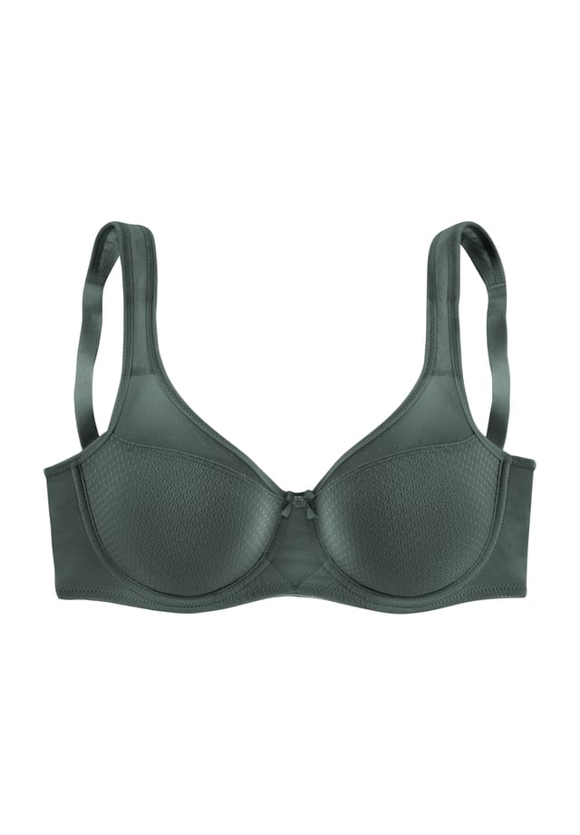 Бюстгальтер Nuance Minimer с декоративными бантами и сетчатыми вставками Lascana, зеленый
Бюстгальтер Nuance Minimer с декоративными бантами и сетчатыми вставками Lascana, зеленый