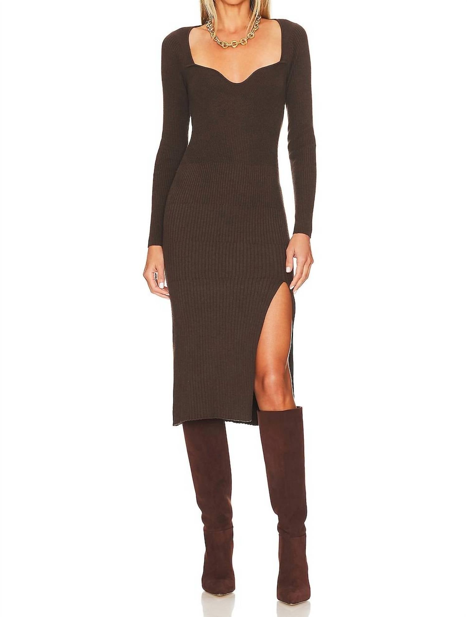 Платье Марианны в бразильском орехе Skin, brazil nut
Платье Марианны в бразильском орехе Skin, brazil nut