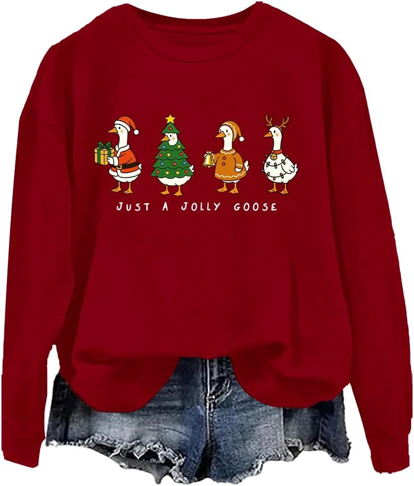 Свитшот с рождественским гусем, Casual NACJOM
Свитшот с рождественским гусем, Casual NACJOM