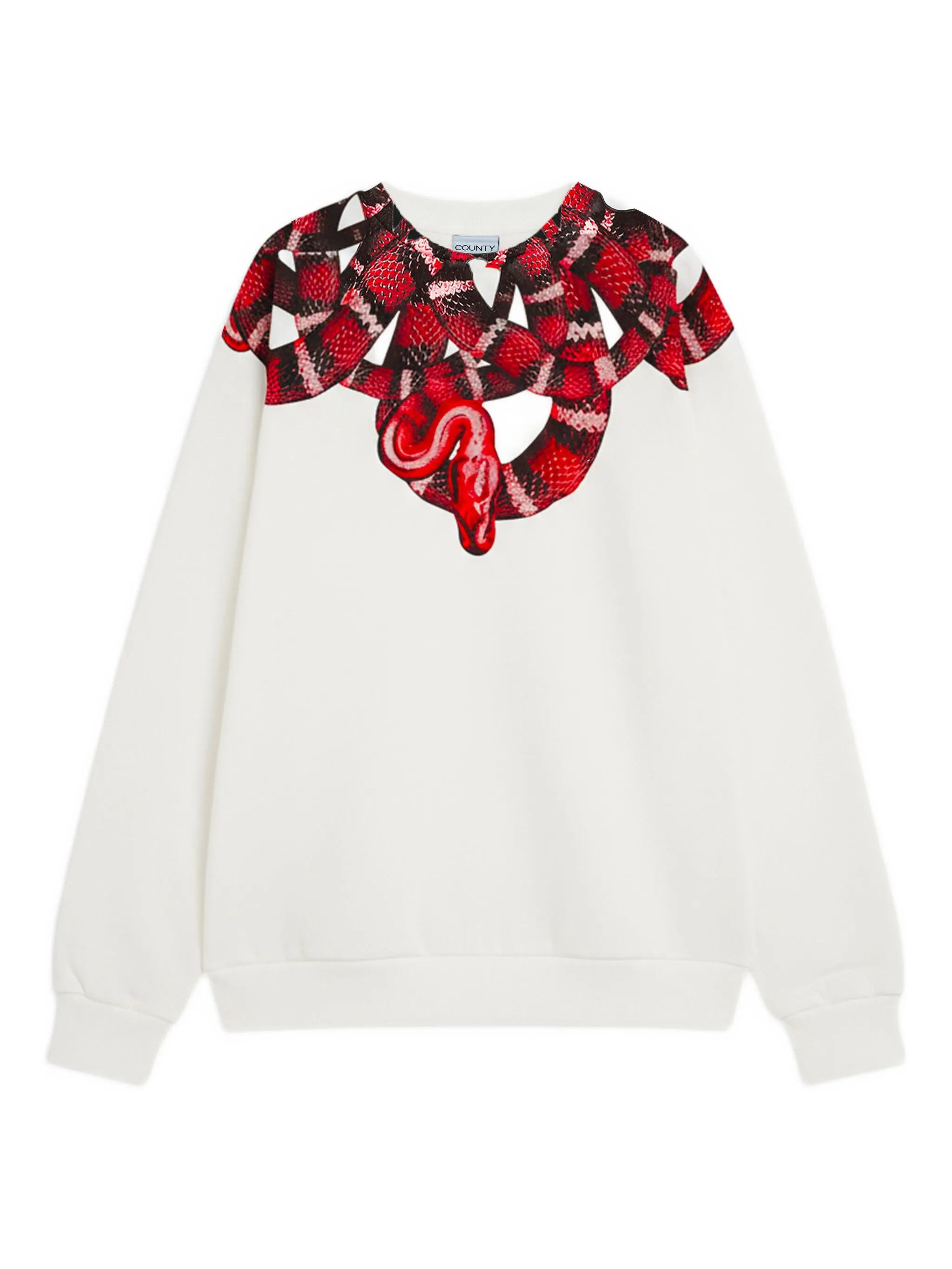 Свитер с графичным принтом County Of Milan, белый
Свитер с графичным принтом County Of Milan, белый