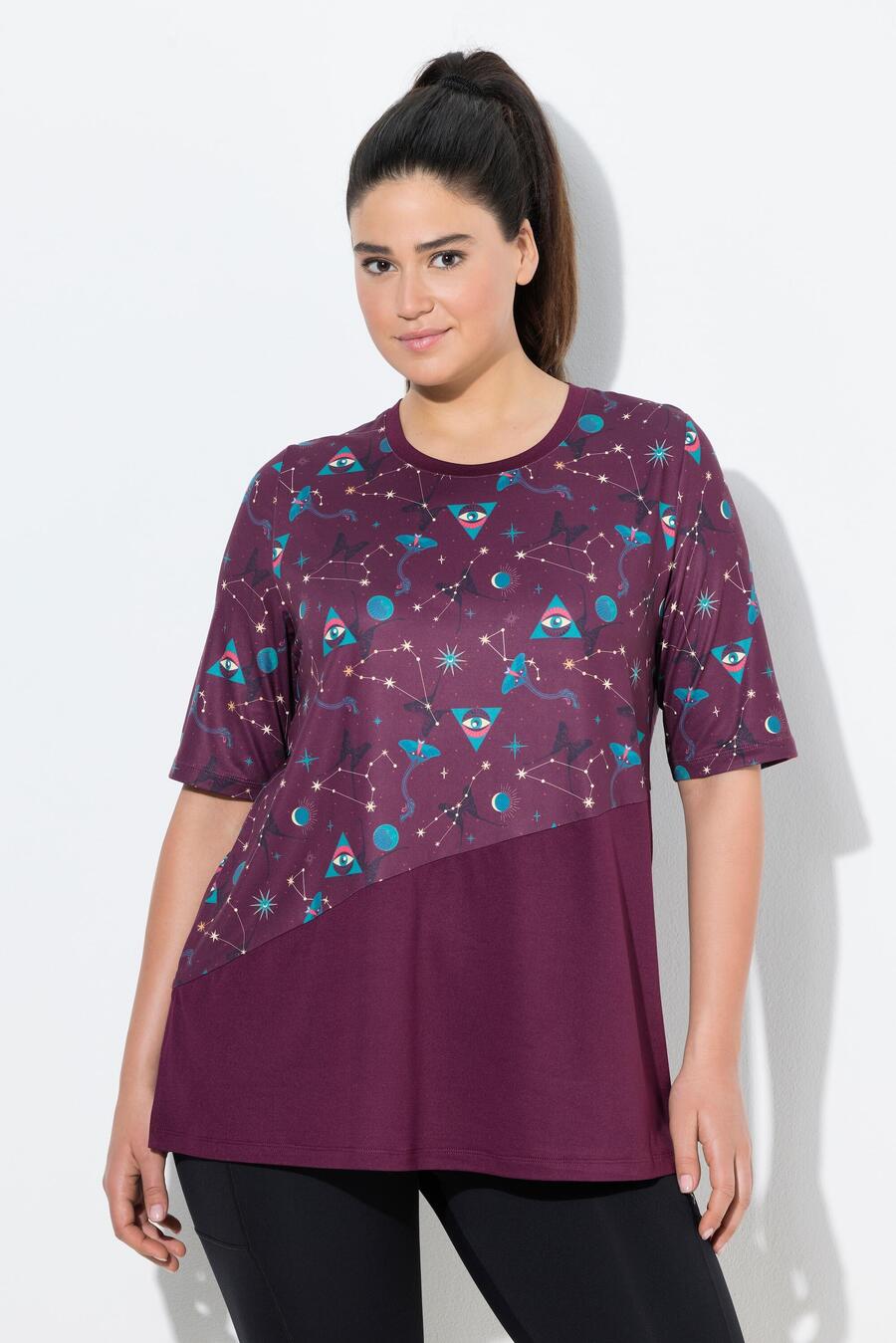 ULLA POPKEN Женская функциональная рубашка А-силуэта с круглым вырезом и короткими рукавами из переработанного материала
ULLA POPKEN Женская функциональная рубашка А-силуэта с круглым вырезом и короткими рукавами из переработанного материала