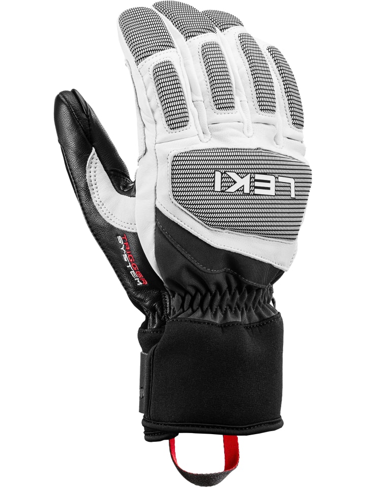 LEKI Белые лыжные перчатки с пальцами
LEKI Белые лыжные перчатки с пальцами