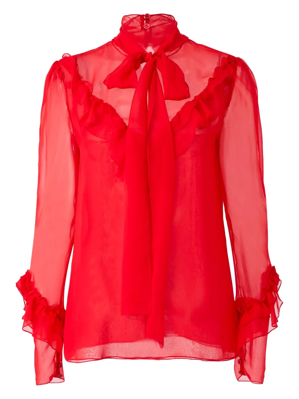 Шифоновая блузка Carolina Herrera, красный
Шифоновая блузка Carolina Herrera, красный