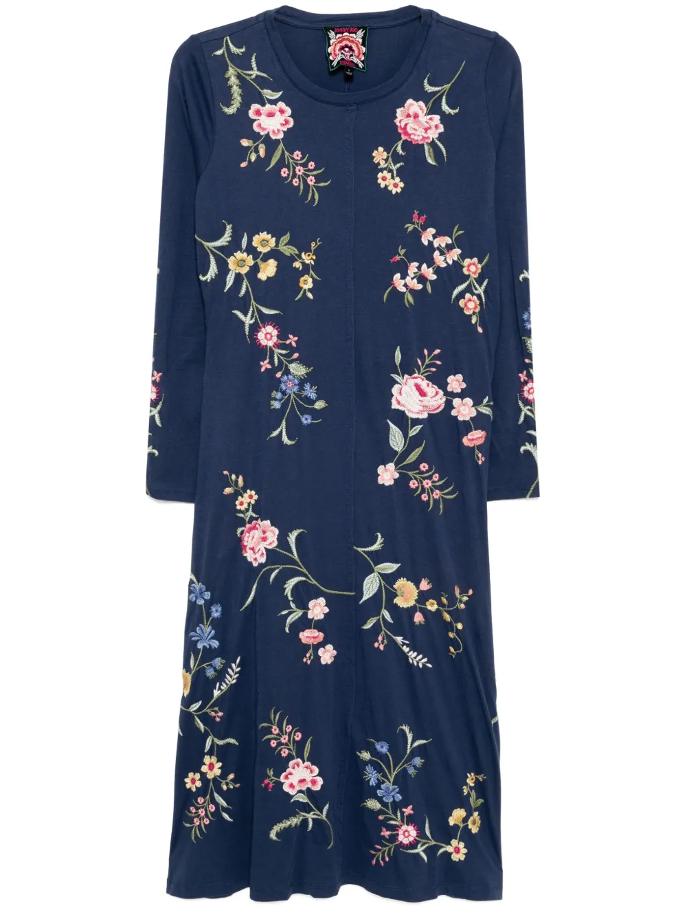 Платье с круглым вырезом Johnny Was, синий
Платье с круглым вырезом Johnny Was, синий