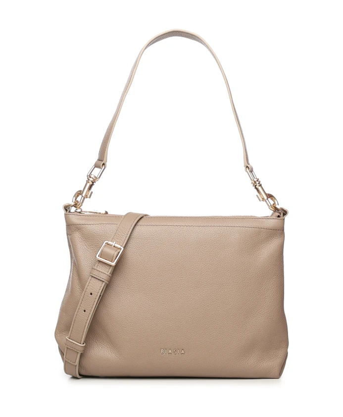 Бежевая кожаная женская сумка Biasia, бежевый
Бежевая кожаная женская сумка Biasia, бежевый