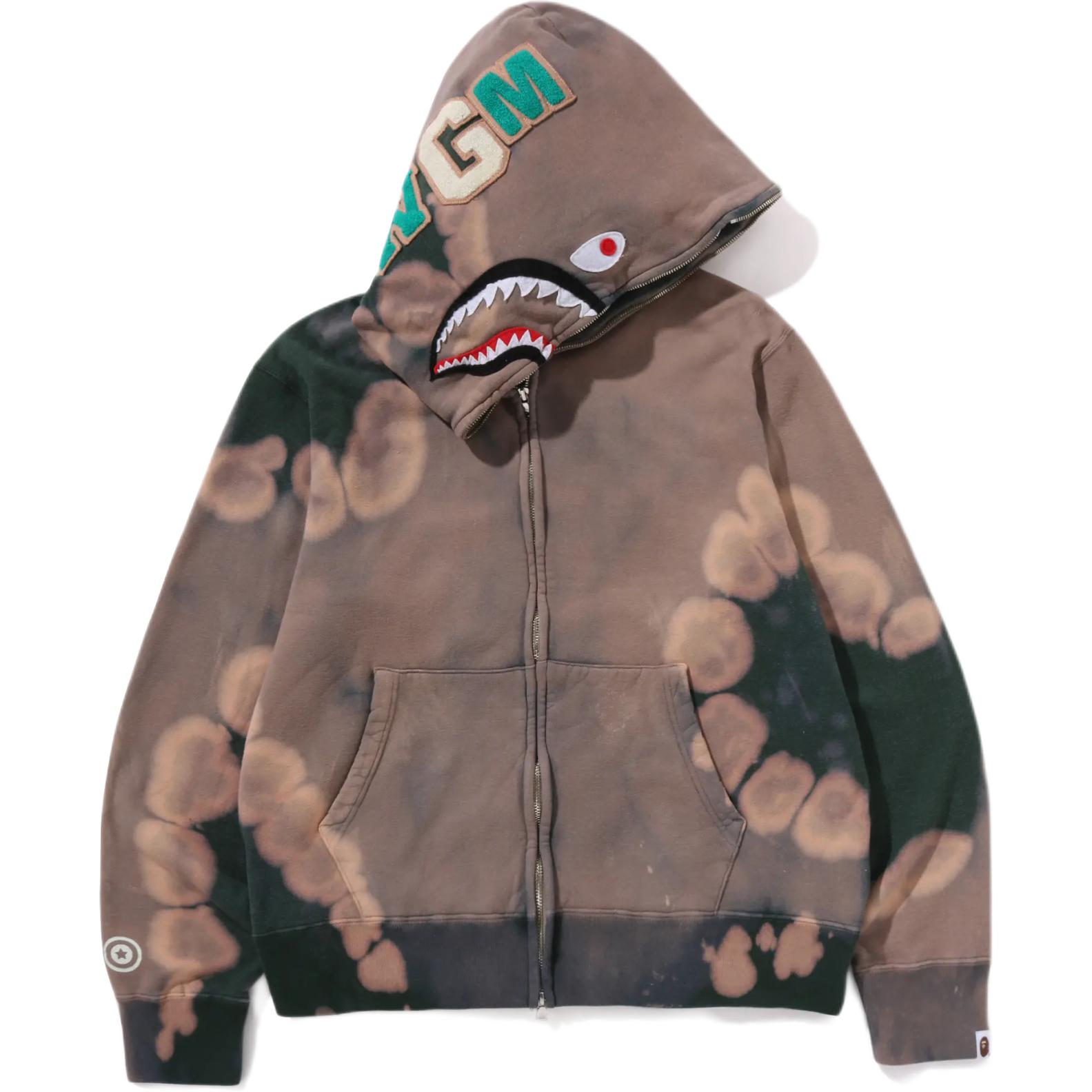 Тай-дай худи на молнии A BATHING APE, зеленый
Тай-дай худи на молнии A BATHING APE, зеленый